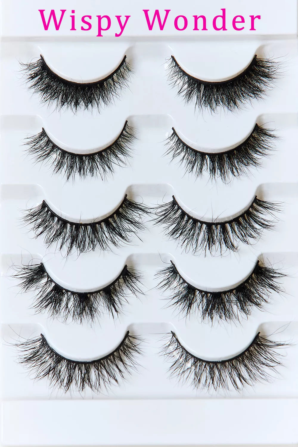 SO PINK BEAUTY Mink Eyelashes Variety Pack 5 Pairs by Trendsi