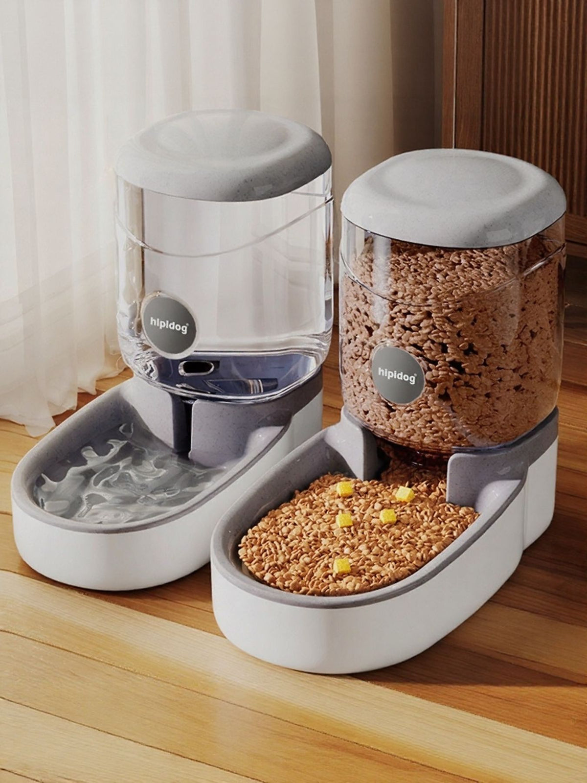 Automatic Pet Food and Water Dispenser Set by Trendsi