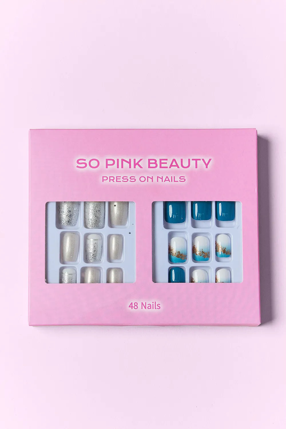 SO PINK BEAUTY Press On Nails 2 Packs by Trendsi