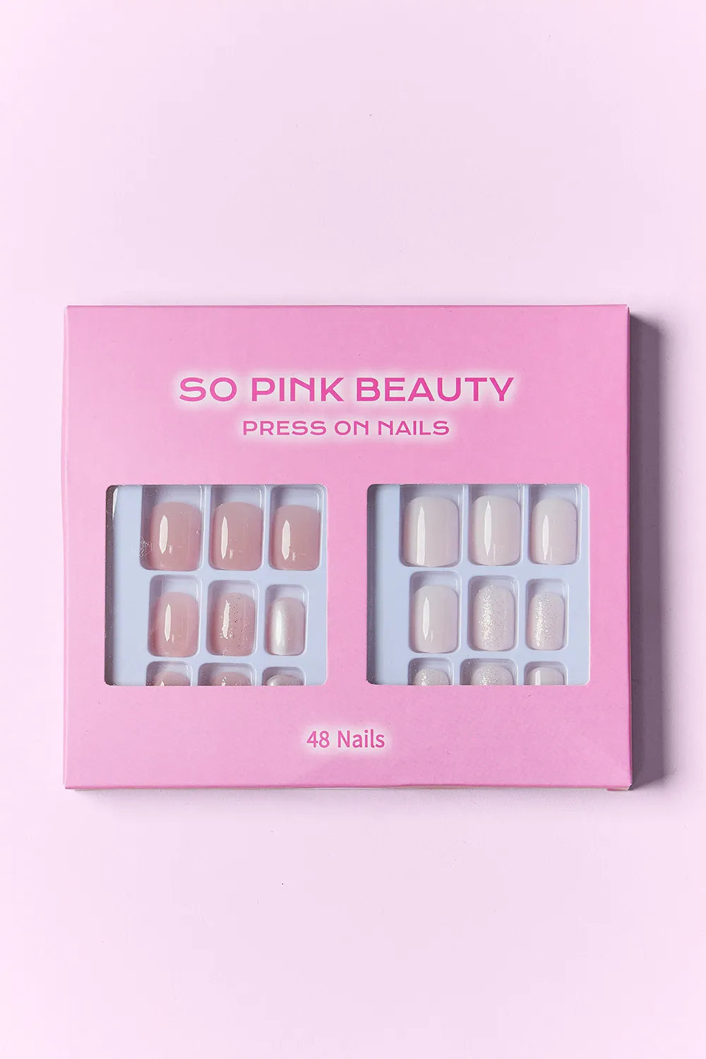 SO PINK BEAUTY Press On Nails 2 Packs by Trendsi