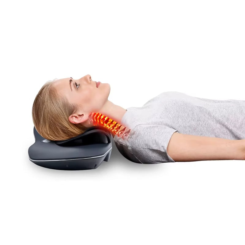 Electric Heat Therapy Massage Products Cervical Massager Traction Machine Pillow For Neck And Shoulder Massage by DC-THE CEO