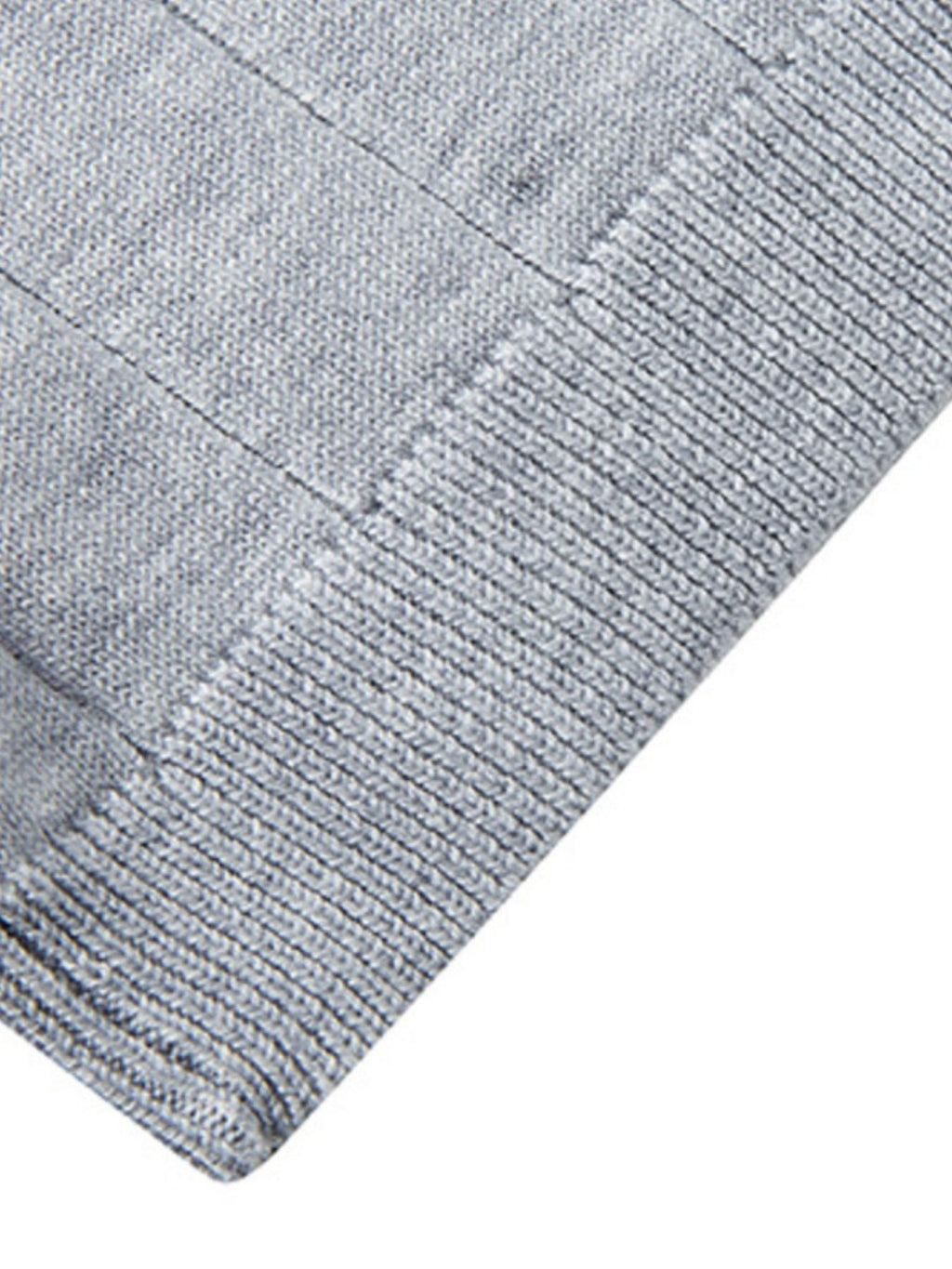 Men's Textured Knit Polo Shirt by Trendsi