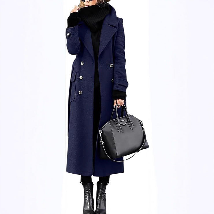 Thick Wool Women's Coat Extended by DC-THE CEO