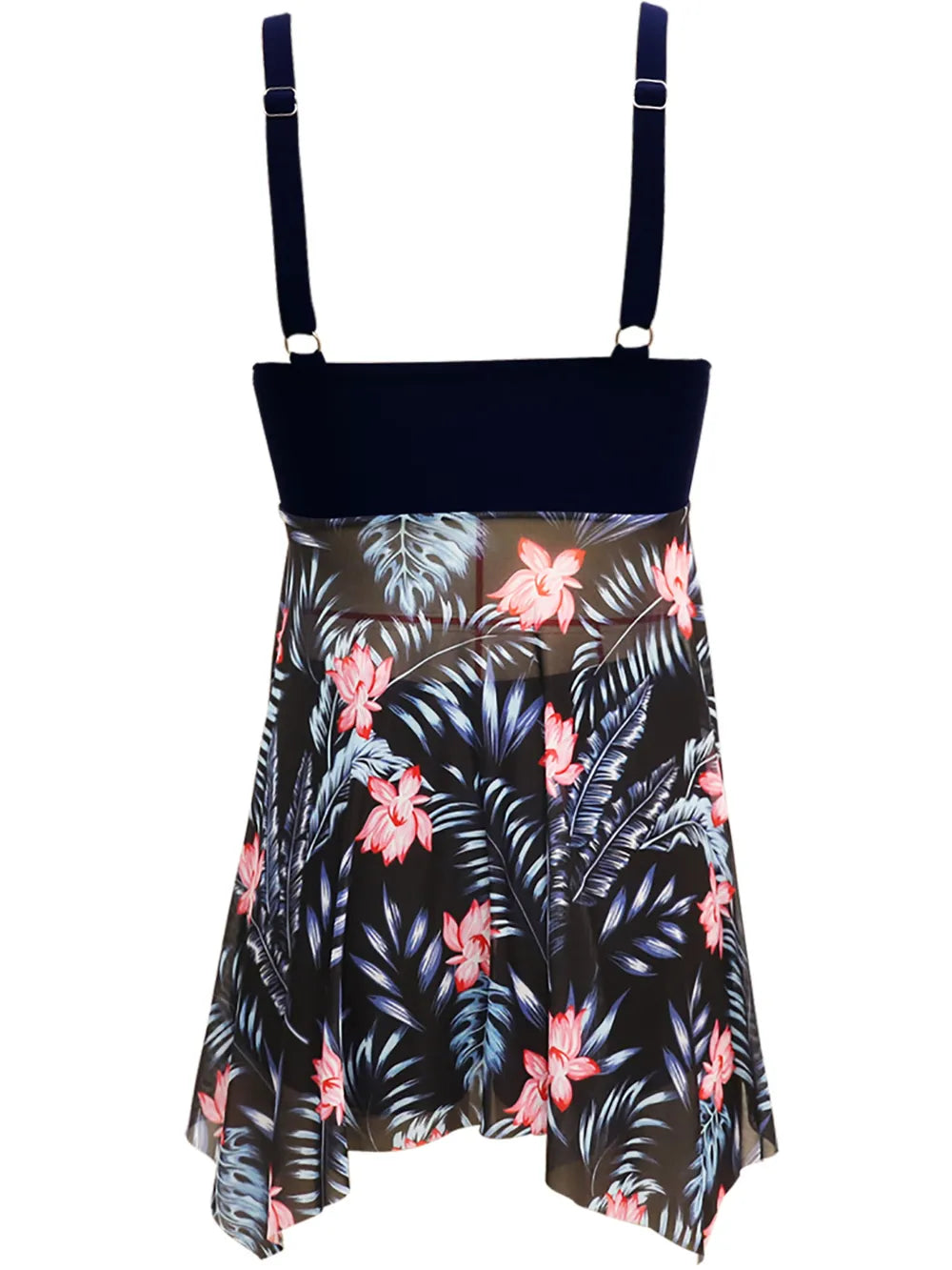 Printed Wide Strap Two-Piece Swim Set by Trendsi